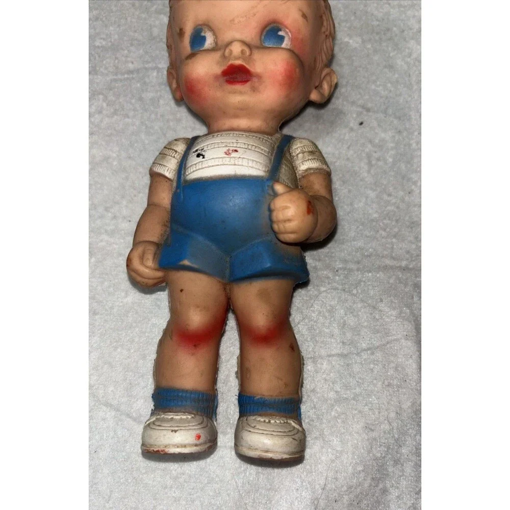 Two Vintage Dolls Pinocchio Disney Ruth Newton Doll Rubber Toy Read. CH